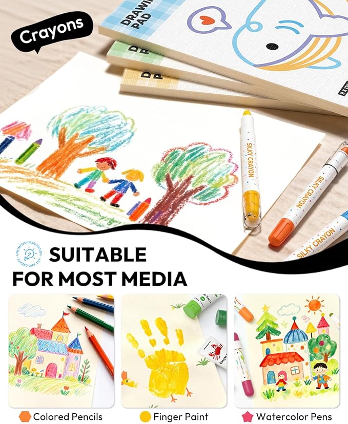 JUPITEARTH Sketch Pads, Acid-Free Thickened Glue-Bound Sketchbook, Art Supplies - Image 5