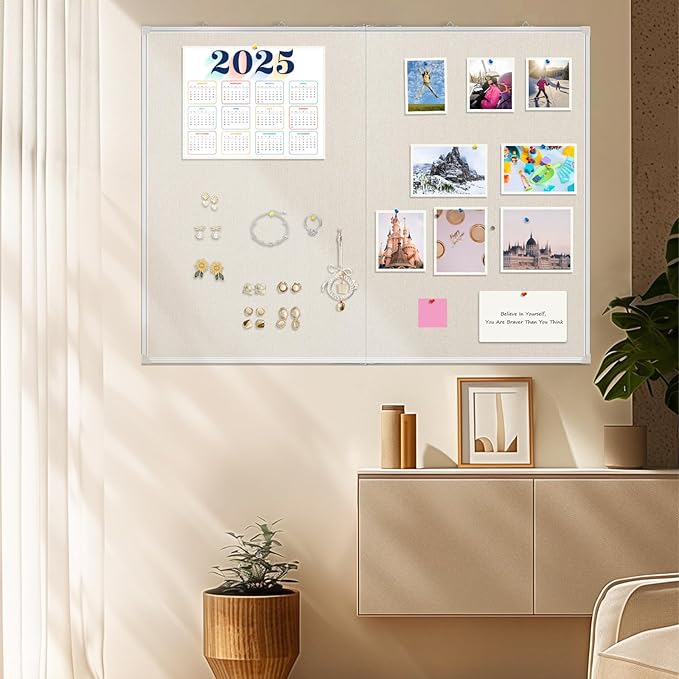 AMUSIGHT Double-Sided Large Cork Board - Image 9
