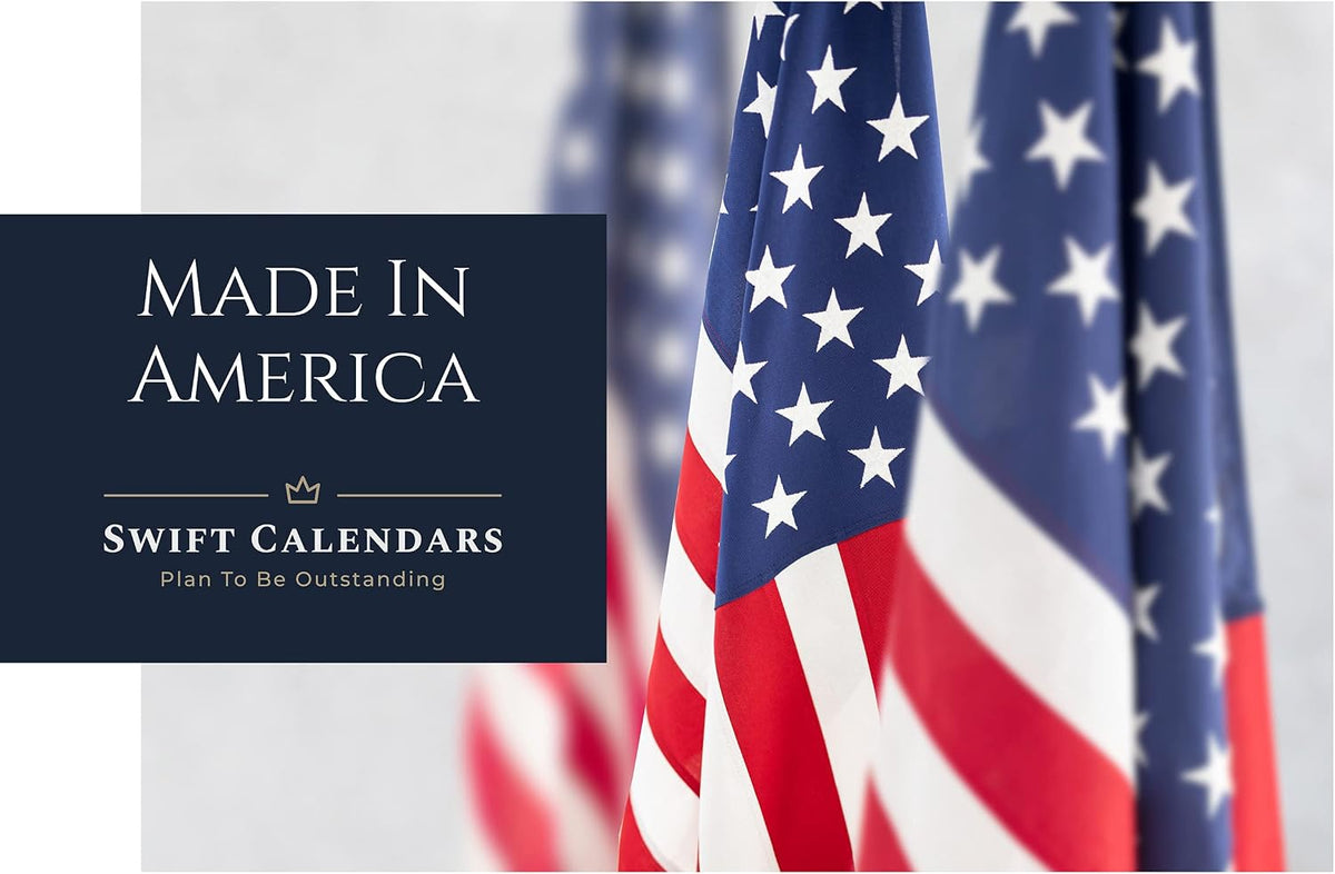 32" x 48" SwiftGlimpse 2026 2027 Wall Calendar, Large, Wet & Dr...