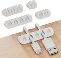 GLUIT Adhesive Desktop Cable Organizer Versatile Cord Holders Wire Clips and by GLUIT