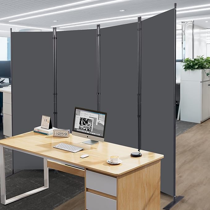 CHOSENM Wall Divider, 4 Panel Room dividers and Folding Privacy Screens - Image 6