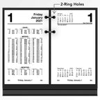 2021 Daily Desk Calendar Refill by AT-A-GLANCE, 3-1/2" x 6", Financial (S1705021)