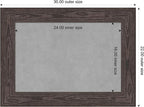 Amanti Art Black Framed Magnetic Board 22x30 Medium Vision Board - Image 3