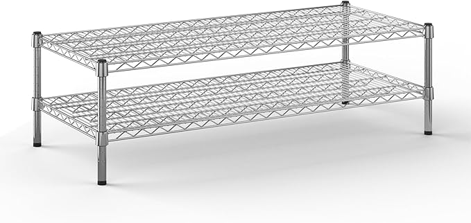 Regal Altair 21" Deep x 48" Wide x 14" Height Wire Shelving Kit | 2-Tier | NSF by Regal+Altair