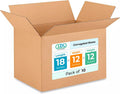 Medium Shipping & Moving Boxes 18x12x12 inches