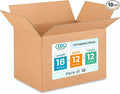 Medium Shipping & Moving Boxes 18x12x12 inches by IDLPackaging