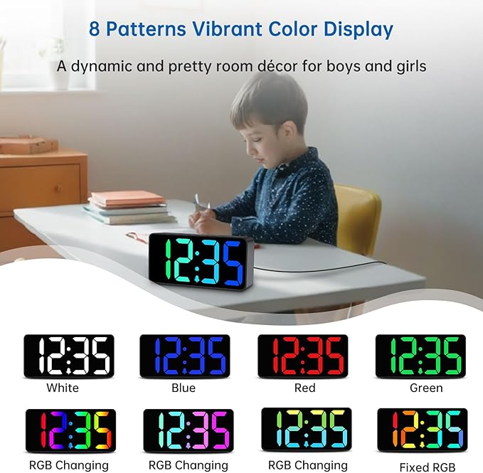DreamSky Small Digital Alarm Clocks - Image 3
