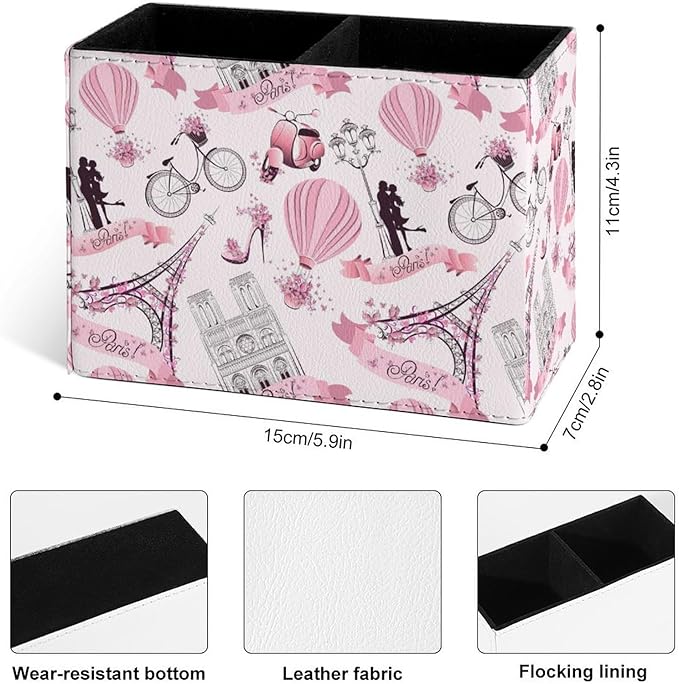 Famame Romantic Paris Eiffel Tower Pencil Holder - Image 3