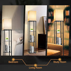 RUNTOP Floor Lamp with Shelves, Shelf Lamp with 3 Color Temperature LED Bulb - Image 6