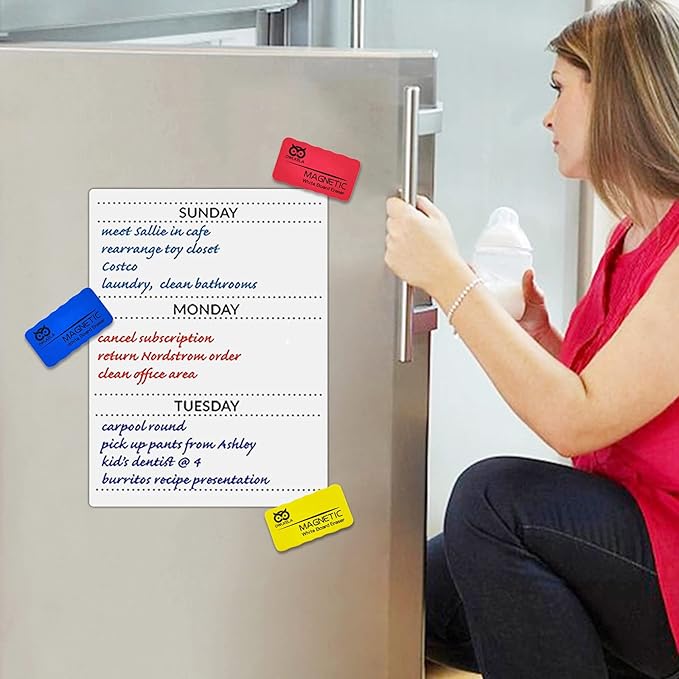 OWLKELA Magnetic Whiteboard Eraser, Dry Eraser Board Erasers, Dry Eraser - Image 5
