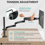 WALI Single Long Monitor Arm - Image 8
