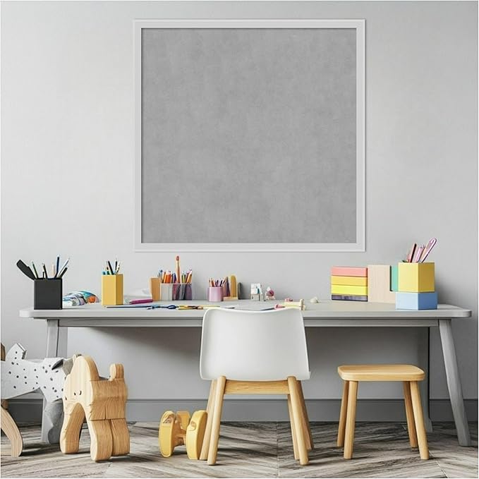 Amanti Art Silver Framed Magnetic Board 25x25 Medium Vision Board - Image 5