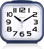 Tinload 5.5" Large Analog Alarm Clock Silent Non Ticking, Gentle Wake, Beep by Tinload