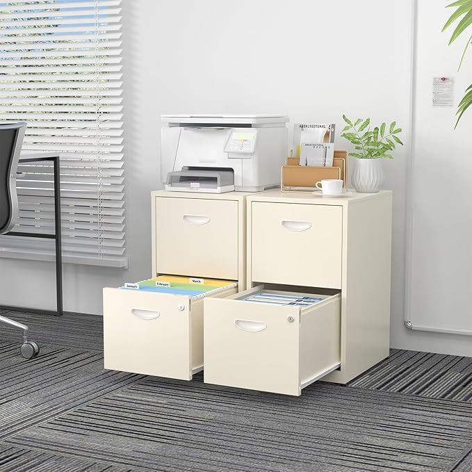 SteeLoong 2 Drawer File Cabinet - Image 4