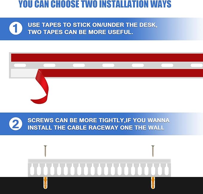 Cable Duct Management Raceway Kit, 62.8" Server Rack Cable Management, Cable - Image 5