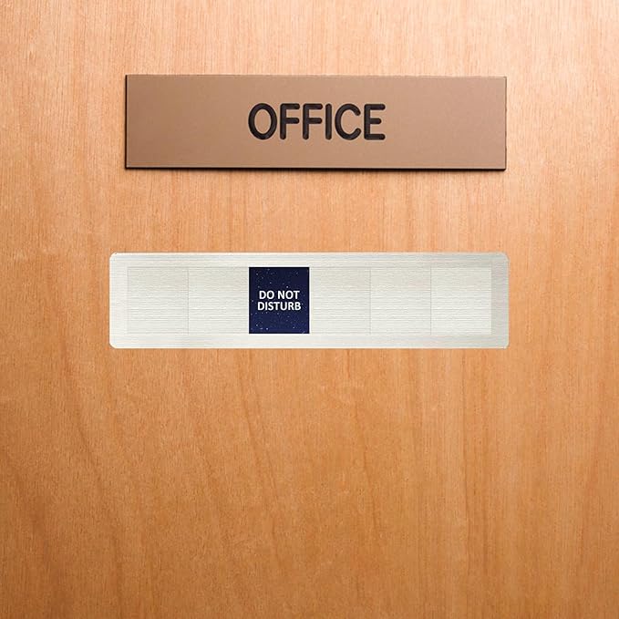 Privacy Door Sign, Do Not Disturb/Please Knock/Out of Office/in a Meeting/Back - Image 7