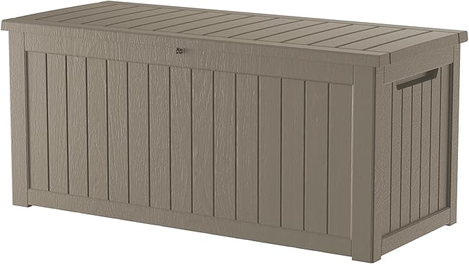 Decksplore Outdoor Storage Box Waterproof, 200 Gallon Lockable Resin Large Deck by Decksplore%E2%80%94BuiltforOutdoor