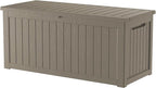 Decksplore Outdoor Storage Box Waterproof, 200 Gallon Lockable Resin Large Deck by Decksplore%E2%80%94BuiltforOutdoor