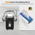 VidaTeco Paper Shredder for Home Office Heavy Duty - Image 4