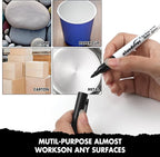 cloudriver Fine Tip Dry Erase Markers Black, 60 Pack Black Whiteboard Markers - Image 5