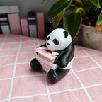 RhyNSky Panda Manual Sticker Dispenser Postage Stamp Roll Dispenser Holder - Image 6