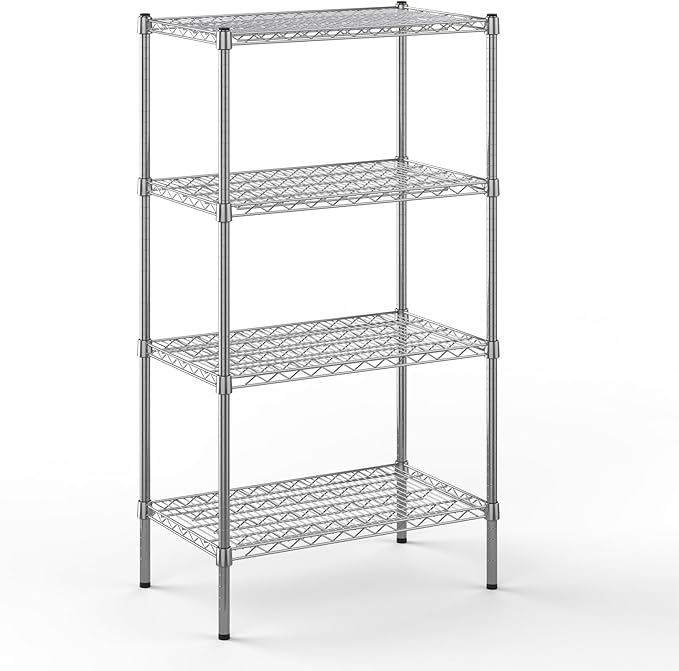Regal Altair 18" Deep x 30" Wide x 54" Height Wire Shelving Kit | 4-Tier | NSF by Regal+Altair