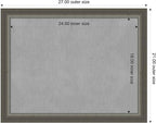 Amanti Art Silver Framed Magnetic Board 21x27 Medium Vision Board - Image 4