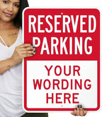 SmartSign 24 x 18 inch Custom “Reserved Parking” Metal Sign - Image 2