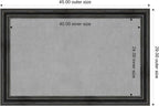 Amanti Art Black Framed Magnetic Board 29x45 Large Vision Board - Image 3