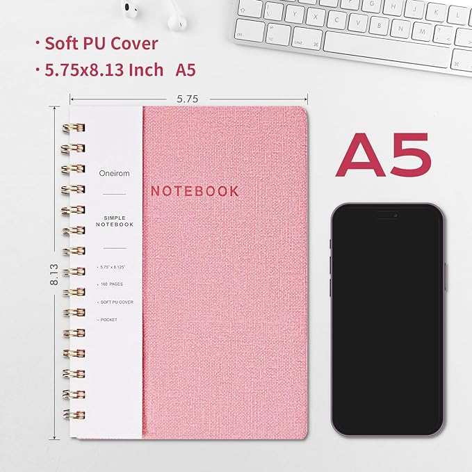Spiral Notebook-5.75" x 8.125" College Ruled Journal - Image 2