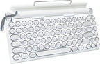 Adventurers Retro Typewriter Keyboard, 75% Layout 83 Keys Wireless Keyboard by Unknown