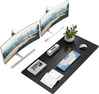 DAWNTREES Desk Mat Protector, PU Leather Desk Pad, Non Slip, Large Mouse Pad by PremiumDeskPadatDawnTrees
