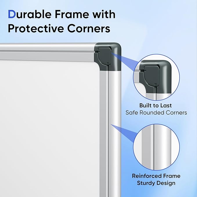 VUSIGN 18" x 12" Small Magnetic Whiteboard - Image 5