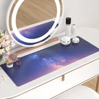 QIYI Desk Pad, Galaxy PU Leather Desk Blotter Protector, Waterproof Computer - Image 6