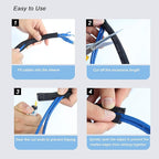 CrocSee 25ft - 1/2 inch Braided Cable Management Sleeve Cord Protector - - Image 6