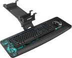 EUREKA ERGONOMIC Height Adjustable Mouse & Keyboard Tray Under Desk, 28x10'' by EUREKAERGONOMIC