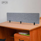 Clamp-On Acoustic Desk Divider, Desktop Privacy Panel, Sound Absorbing - Image 5