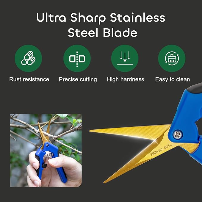 GROWNEER 6 Packs 6.5 Inch Pruning Shears - Image 3