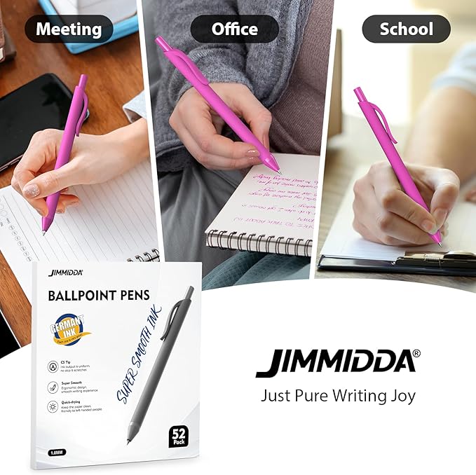 JIMMIDDA 52 Pcs Pens Bulk - Image 7