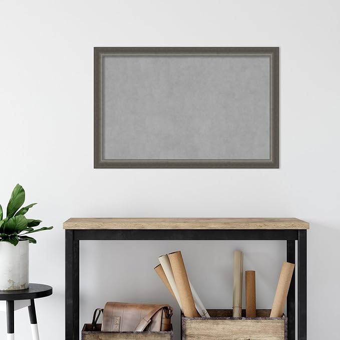 Amanti Art Silver Framed Magnetic Board 23x35 Large Vision Board - Image 5