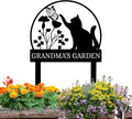 Personalized Garden Sign | Custom Cat Garden Stake Sign | Funny Garden Signs by Dyoart