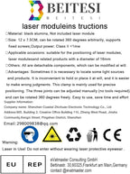 16mm Laser Positioning Bracket, 360-Degree Adjustable, 12 x 7.5CM - Image 6