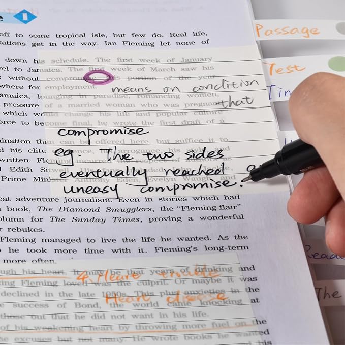 BAYTORY 700 Sheets Transparent Sticky Notes - Image 5