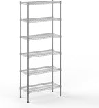 Regal Altair 14" Deep x 30" Wide x 74" Height Wire Shelving Kit | 6-Tier | NSF by Regal+Altair