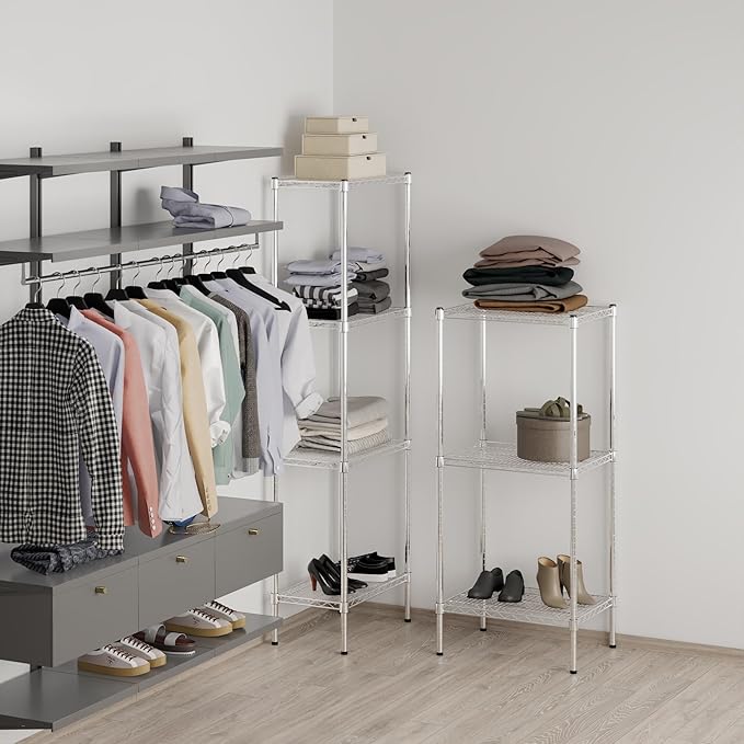 Regal Altair 18" Deep x 24" Wide x 54" Height Wire Shelving Kit | 3-Tier | NSF - Image 7
