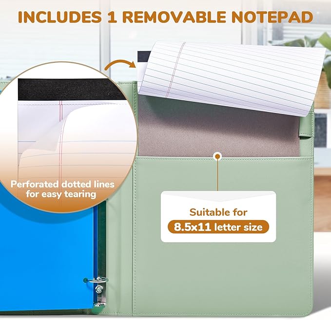 JoyCat 3 Ring Binder Clipboard - Image 6
