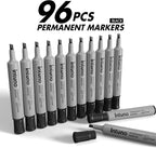 INTUNO Permanent Markers, Chisel tip, Oil-Based Permanent Markers, Waterproof - Image 2