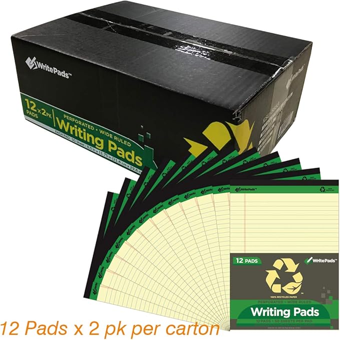 KAISA Legal Pad Writing Pads, 8.5"x11.75" Wide Ruled, 56GSM Paper Notepads - Image 8