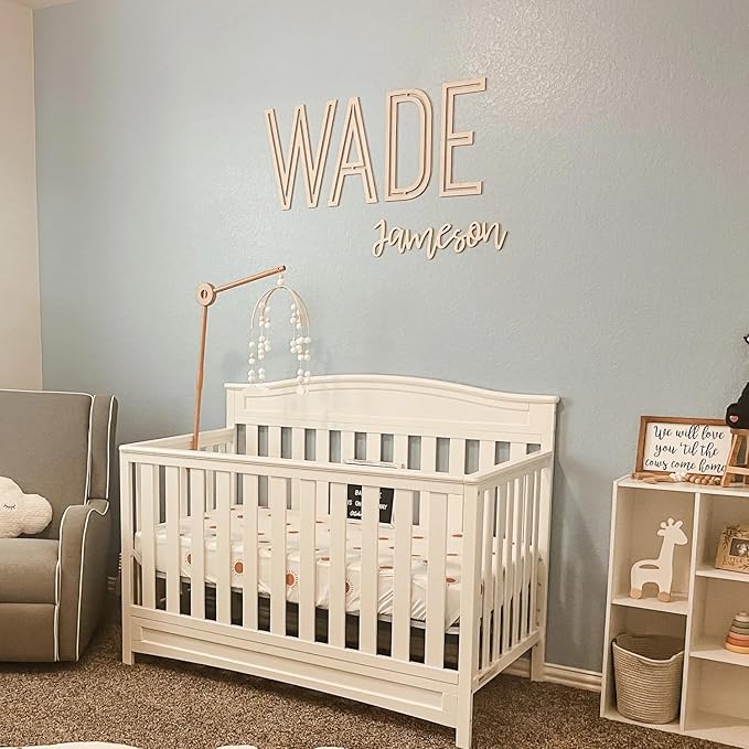 Personalized Wooden Name Sign for Nursery - Image 6