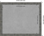 Amanti Art Silver Framed Magnetic Board 36x44 X-Large Vision Board - Image 4